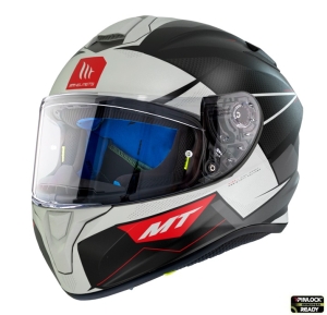 Casco integral MT Targo Pro Podium B0 blanco mate - Blanco mate, XS (53/54cm)