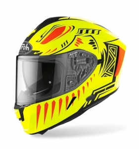 Casco integrale Airoh Spark Vibe giallo opaco: Taglia - XS