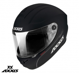 Casco integrale Axxis modello Draken A11 nero opaco - Nero opaco, M (57/58cm)