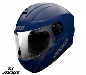 Casco integrale Axxis modello Draken S A7 blu opaco - Blu opaco, M (57/58cm)