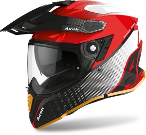 Casco Integrale Commander Progress Rosso Lucido: Taglia - L