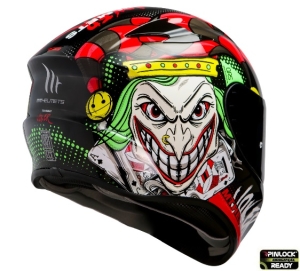 Casco integrale MT Targo Joker A1 nero lucido - Nero lucido, S (55/56cm)