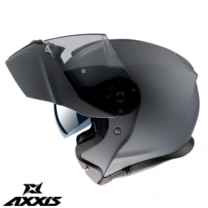 Casco modulare Axxis modello Gecko SV A1 nero opaco (visiera solare integrata)