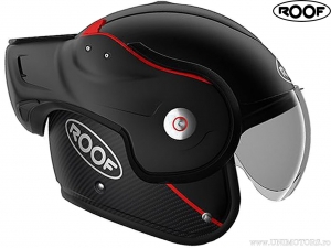 Casco moto Roof Boxxer Carbon-Matt Black (nero opaco) - Roof