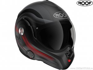 Casco moto Roof Desmo Streamline Matt Black-Red (nero-rosso opaco)