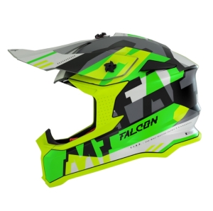 Casco off-road MT Falcon Arya A3 amarillo fluorescente mate - Amarillo fluorescente mate, M (57/58cm)