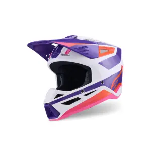 Casco SM3 Heat - Rosa, Púrpura, Blanco - Adulto - L - 01109180