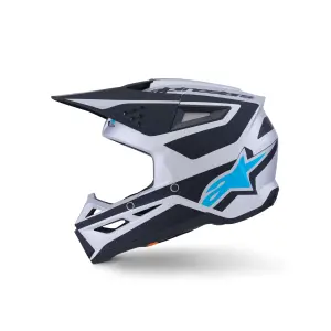 Casco SM3 Termico - Nero, Blu, Argento - Adulto - M - 01109173