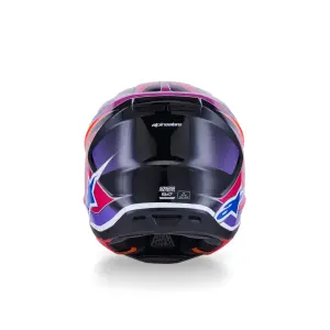Casco SM7 Fuse - Blu, Rosa, Viola - Adulto - L - 01109096