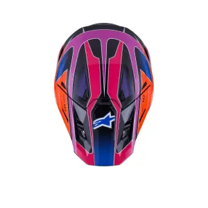Casco SM7 Fuse - Blu, Rosa, Viola - Adulto - M - 01109095