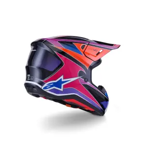 Casco SM7 Fuse - Blu, Rosa, Viola - Adulto - M - 01109095