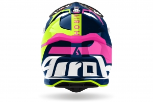 CASCO STRYCKER BLAZER BLU/ROSA LUCIDO: Taglia - L
