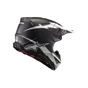 Casco Supertech M10 Ampress - Negro, Mate, Blanco - Adulto - S - 01108353