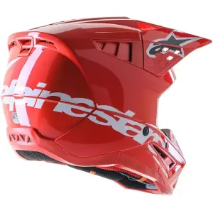 Casco Supertech M5 Corp - Nero, Lucido, Rosso - Adulto - S - 01108412