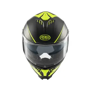 Casco Typhoon FR - Negro Mate, Amarillo - Adulto - M - 010116455