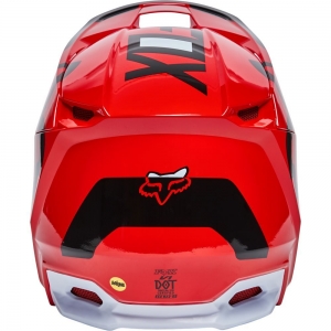 Casco V1 Lux, ECE [Rosso Flo]: Taglia - L