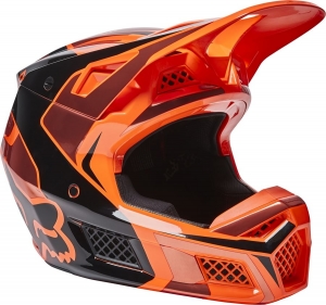 Casco V3 RS Mirer, ECE [Naranja Flo]: Tamaño - XL