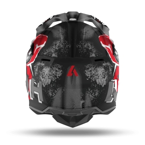 Casco Wraap Alien rosso opaco: Taglia - L