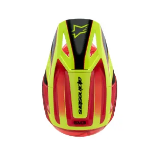 Casco Youth S-M3 Fray - Nero, Rosso, Giallo - Gioventù - M - 01111657