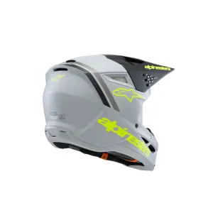 Casco Youth SM3 Radium - Negro, Gris, Amarillo - Juvenil - M - 01111663