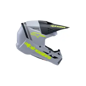 Casco Youth SM3 Radium - Negro, Gris, Amarillo - Juvenil - M - 01111663