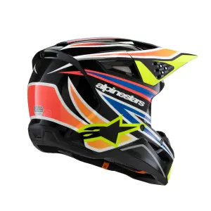 Casco Youth SM3 Wurx - Negro, Azul, Amarillo - Juvenil - M - 01111666