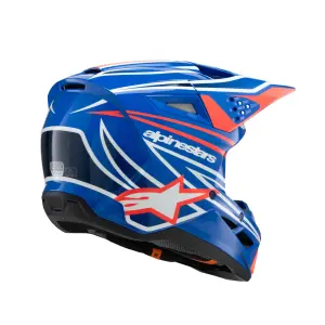 Casco Youth SM3 Wurx - Nero, Blu, Rosso, Bianco - Gioventù - M - 01111669