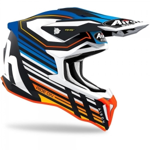 Casque Airoh Strycker Shaded Bleu Mat: Taille - XL