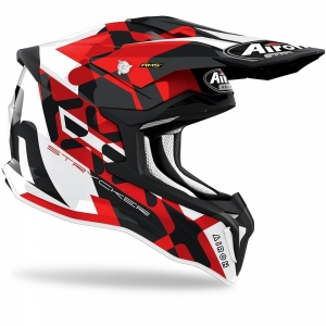 Casque Airoh Strycker XXX rouge brillant: Taille - XL