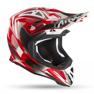 Casque Aviator 2.3 Cadre rouge brillant: Taille - XL