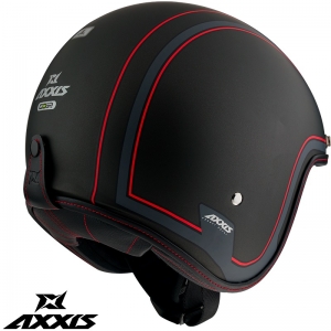 Casque Axxis modèle Hornet SV Royal B1 noir mat (visière solaire intégrée)