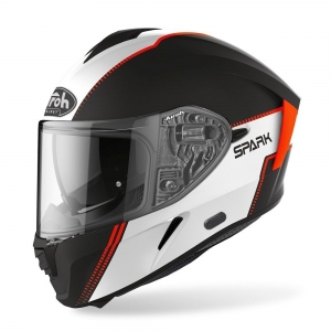 Casque Intégral Airoh Spark Flow Orange Mat: Taille - XS