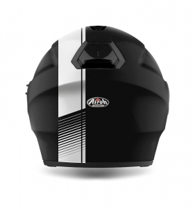 Casque jet (ouvert) Airoh Hunter Simple noir mat: Taille - MC