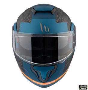 Casque Modulable MT Atom SV Adventure B7 Bleu Mat Pinlock Ready - Bleu Mat, XS (53/54cm)