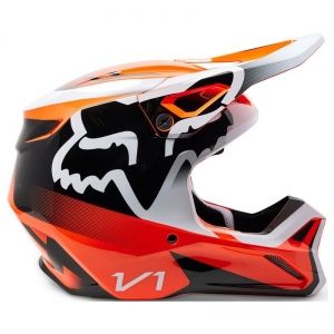 CASQUE MX V1 LEED DOT/ECE [FLO ORG]: Taille - XL