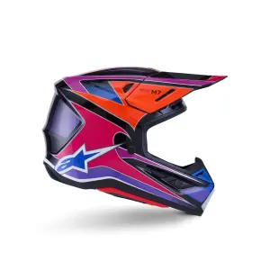 Casque SM7 Fuse - Bleu, Rose, Violet - Adulte - XL - 01109097