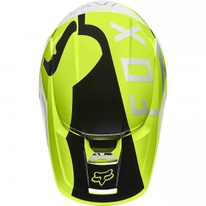 CASQUE YTH V1 SKEW, ECE [FLO YLW]: Taille - YL