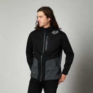 Casual Barricade Softshell Fleece Jacket [Black]: Size - M