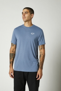 Casual Fox Burnt SS Tech T-Shirt [Blue]: Size - XL
