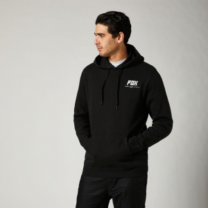 Casual Hooded Sweatshirt Coiled Fleece [Black]: Size - S