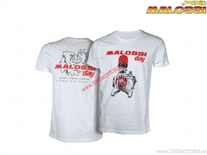 Casual motorshirt Day 2015 (maat S) - wit - Malossi