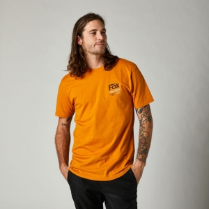 Casual Pushin Dirt SS Premium T-shirt [Oranje]: Maat - S