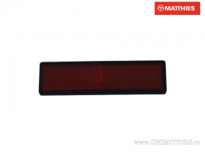 Catadióptrico (olho de gato) retangular 122 x 32,5 mm vermelho - JM