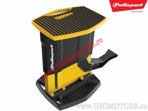 Cavalletto centrale moto pieghevole giallo enduro/cross - Polisport