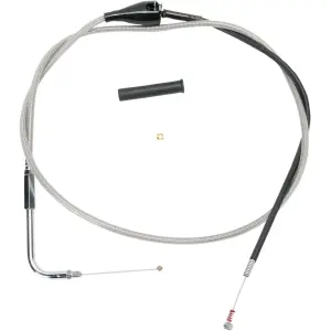 Cavo del minimo intrecciato in acciaio inox - Argento, grezzo - 06510654