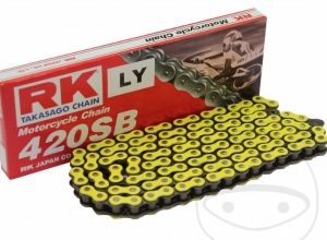 Chaîne standard RK jaune néon NEGE420 SB / 140 - RK