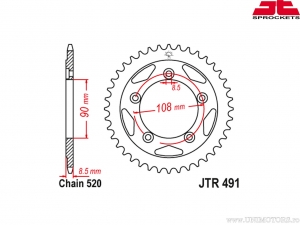 Chain Kit - Ducati 750 Sport ('88-'90) - DID / JT