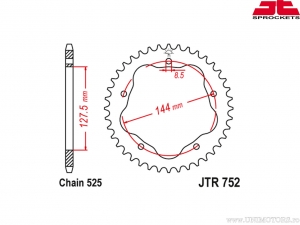 Chain Kit - Ducati 796 Hypermotard ('10-'11) - DID / JT
