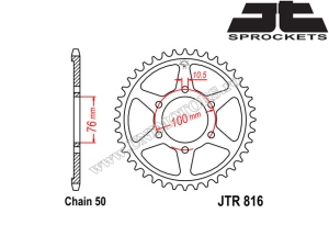 Chain kit Suzuki GS 500E ('78-'82) - (DID / JT)