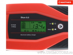 Charger (rectifier) battery Skan 8.0 6/12V 8A - JM